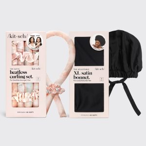 Sunset Tie Dye + Black Nighttime Blowout Routine